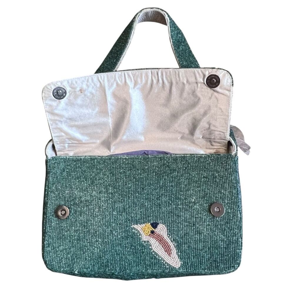 Handcrafted in India NWT Beaded Shoulder Bag Diver Swim Sun Viral TJ Maxx - Picture 12 of 14